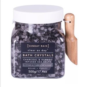 Sunday Rain Bath Crystal Salts Charcoal